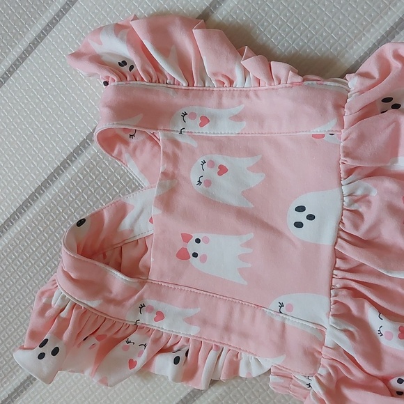 Halloween Ghost Romper - Pink - Picture 3 of 4